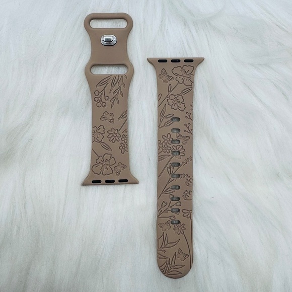 New Tan Khaki Watch Band For Apple Watch Series  38mm / 40mm / 41mm - Picture 4 of 5